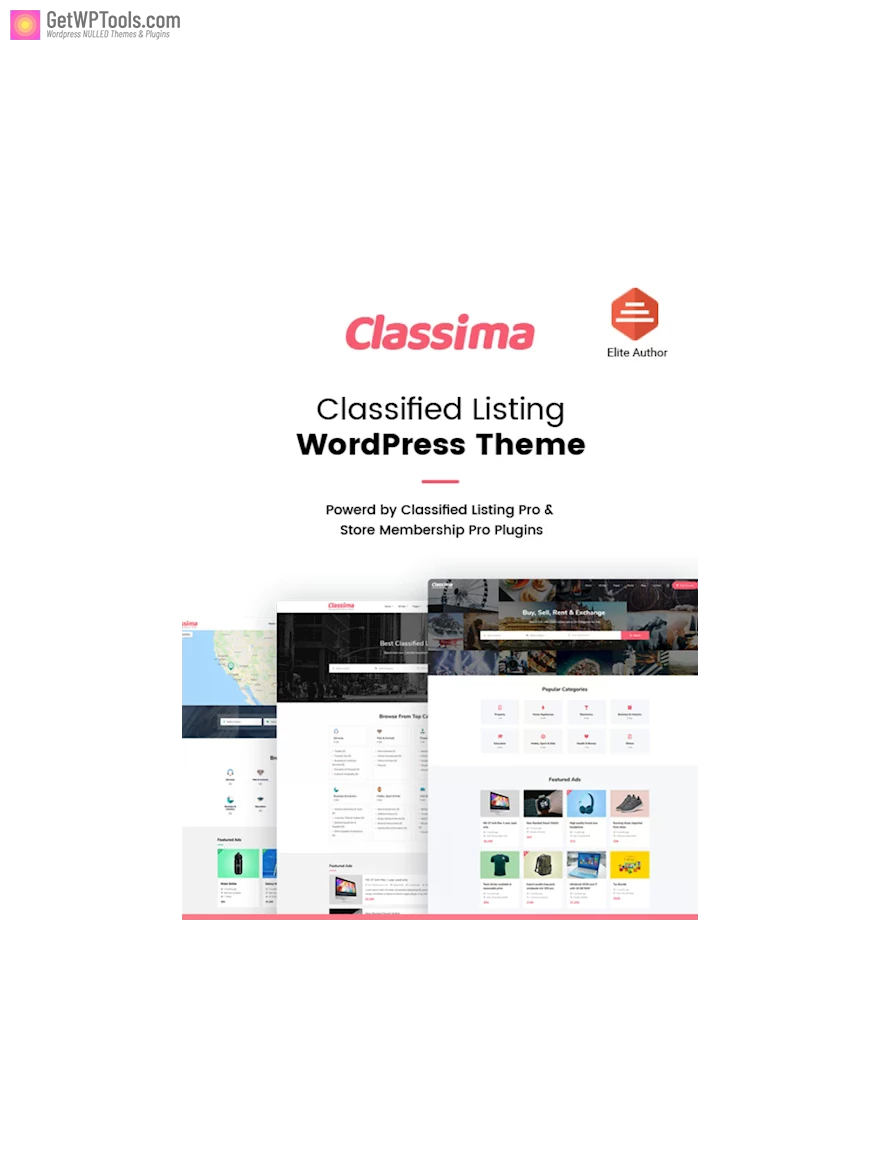 Download Classima V2.4.4 Classified Ads Wordpress Theme Nulled (A Creatively Crafted, Clean, And Modern Theme For Classified Listing And Directory Websites) | Wphub24