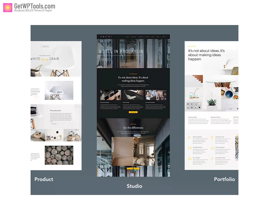 Download Archi V4.4.5 Multipurpose Responsive Wordpress Theme Nulled (Specifically To Be Used For Interior Design) | Wphub24