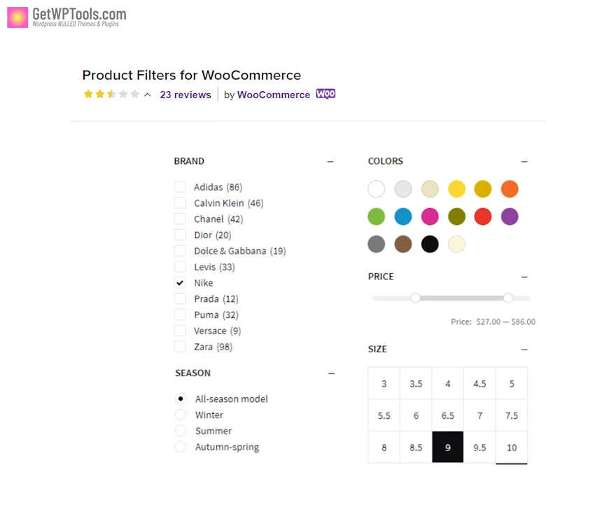 Download Product Filters For Woocommerce V1.4.18 Wordpress Plugin Nulled (Make The Process Of Finding Products In Your Store Simple And Fast) | Wphub24