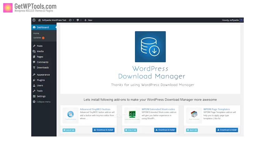 Wordpress Download Manager