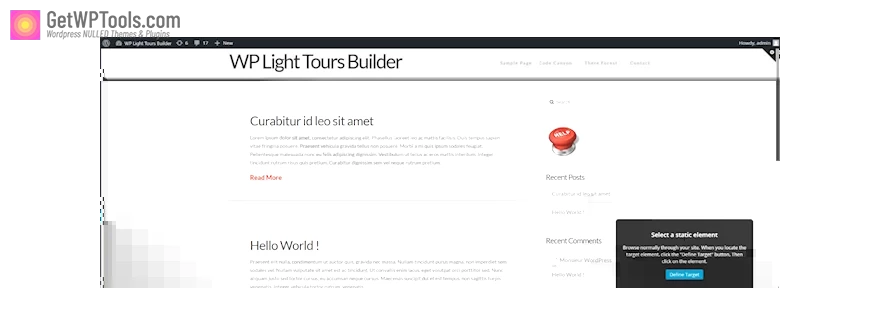 Wp Light Tours Builder