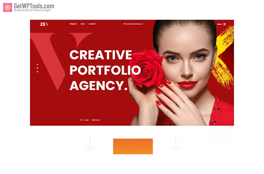 Download Zev V1.0.7 Creative Personal Portfolio Wordpress Theme Nulled (Build For Your Personal Website, Digital Service Agencies Portfolio, Company Portfolio, Designers Showcase, Photographers) | Wphub24